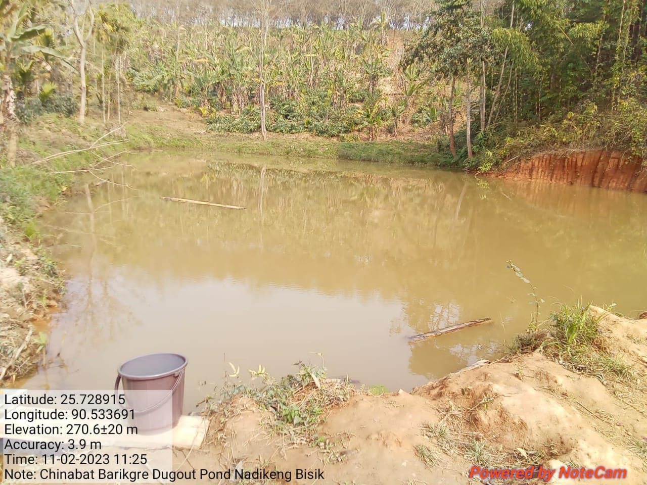 Dug Out Pond at Nadikgeng Bisik
